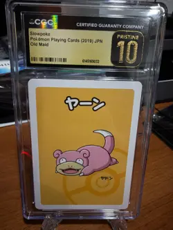 Pokemon TCG 2019 POKEMON OLD MAID SLOWPOKE CGC 10 Pristine - Image 1