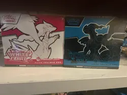 Pokemon Center Exclusive TCG Black Bolt and White Flare PKC ETB Bundle Sealed - Image 1