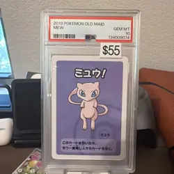 PSA 10 Mew Pokemon Old Maid Card Japanese Babanuki 2019 Gem Mint - Image 1