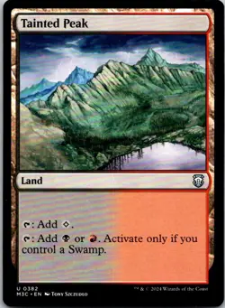 Magic the Gathering Tainted Peak Modern Horizons 3 Commander MTG Free Shipping! - Image 1