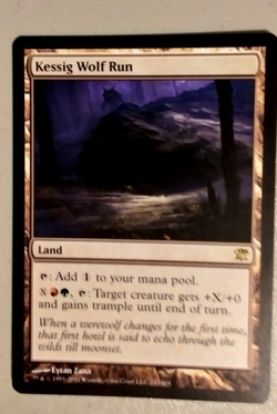 Kessig Wolf Run. Innistrad. NM to LP. Rare Land. Free Shipping - Image 1
