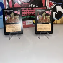 2x Magic The Gathering Urza's Legacy 1999 Uncommon Engineered Plague - Image 1