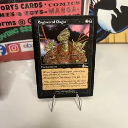 2x Magic The Gathering Urza's Legacy 1999 Uncommon Engineered Plague - Image 5