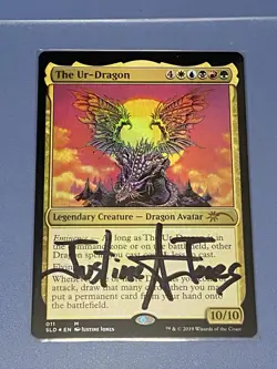 MTG Signed Foil The Ur-Dragon - Secret Lair SLD NM/M - Image 1