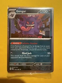 Pokemon TCG Gengar EB games Promo Cards Sealed 050/088 Holo English 2026 - Image 1