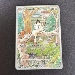 Meowth 106/094 - Illustration Rare ME02: Phantasmal Flames Pokemon TCG - NM/M - Image 1