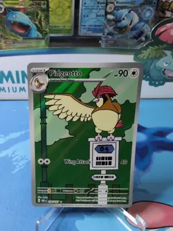 Pidgeotto 208/197 Pokemon SV Obsidian Flames Full Art Illustration Rare NM - Image 1