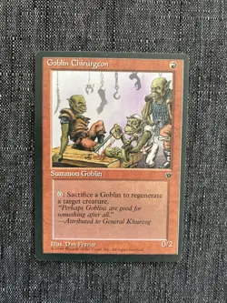 Goblin Chirurgeon (Frazier) ~ Near Mint Fallen Empires MTG Magic The Gathering - Image 1