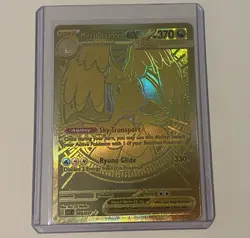 Pokemon TCG Mega Dragonite EX 295/217 Ascended Heroes Full Art Gold Foil English - Image 3