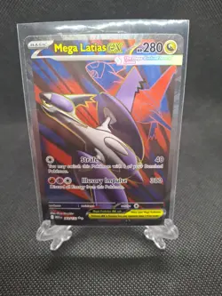 Pokemon TCG Mega Evolution Mega Latias Ex Full ART 163/132 - Image 1