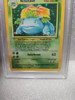 Pokemon TCG Venusaur Base Set 15/102 Holo Rare Unlimited PSA 6 EX-MT - Image 3