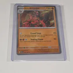 Pokemon Hisuian Arcanine 100/167 Twilight Masquerade Rare TCG Card Holo - Image 2