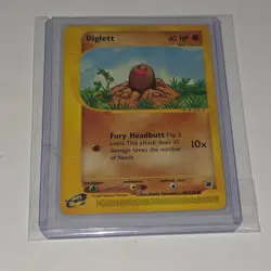 Pokemon Diglett 106/165 Expedition Base Set 2002 E-Reader Common Card Vintage - Image 2