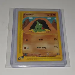 Larvitar 116/165 Expedition Base Set 2002 Pokemon Card e-Reader WOTC Vintage - Image 2