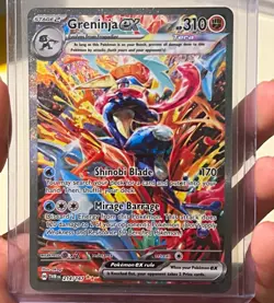 Pokemon TCG Greninja ex 214/167 SV06 Twilight Masquerade SIR Holo English - Image 1