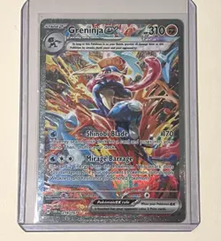 Pokemon TCG Greninja ex 214/167 SV06 Twilight Masquerade SIR Holo English - Image 2