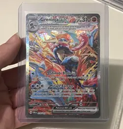 Pokemon TCG Greninja ex 214/167 SV06 Twilight Masquerade SIR Holo English - Image 4