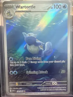 Wartortle 171/165 Sv: Scarlet & Violet 151 Reverse Holo Uncommon Pokemon TCG - Image 1