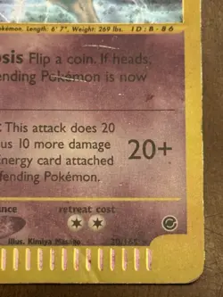 Pokemon Mewtwo Card 20/165 Holo Rare Expedition Base Set - Image 4