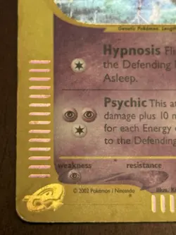 Pokemon Mewtwo Card 20/165 Holo Rare Expedition Base Set - Image 5