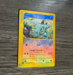 Pokemon Totodile 134/165 Expedition Base Set Reverse Holo Rare Great condition - Image 1