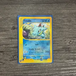 Pokemon Totodile 134/165 Expedition Base Set Reverse Holo Rare Great condition - Image 4