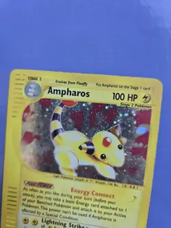 Ampharos 2/165 Holo Pokemon Trading Card Game eCard Expedition mp Lp You Judge - Image 4