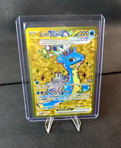 Pokemon TCG Lapras ex 164 SV Promo Cards Holo EN 220 HP Basic Water - Image 1