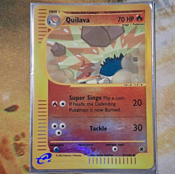 Pokemon TCG Quilava 91/165 Expedition Reverse Holo e-Reader 🔥🔥 - Image 1
