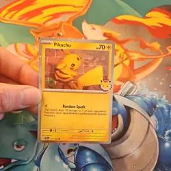 Pokemon Card Pikachu 051/162 30th Anniversary Stamped 2026 Pokemon Day Promo TCG - Image 3
