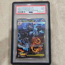 Pokemon TCG Mega Charizard X ex Special Illustration Rare Holo EN PSA 9 - Image 1