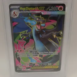 Pokemon TCG Mega Charizard X EX 109/094 Me02 Phantasmal Flames Holo PSA 10 - Image 4