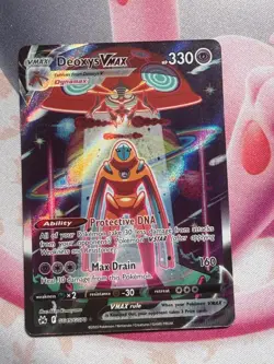 Deoxys VMAX GG45/GG70 Holo VMAX Rare Crown Zenith Galarian Gallery Pokemon NM - Image 1
