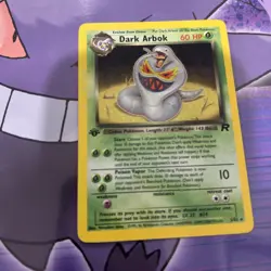 Dark Arbok 1st Edition 2/82 Team Rocket Set Holo Rare first pokemon card - Image 2
