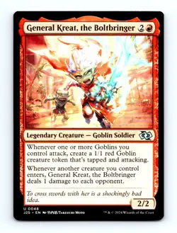#48 2024 Foundations Jumpstart J25 General Kreat, the Boltbringer Uncommon - Image 1