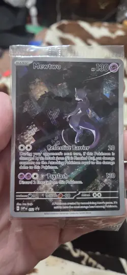 Pokemon Mewtwo Sv: Scarlet & Violet Promo Card #052 TCG SEALED English - Image 1
