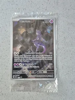Pokemon TCG Mewtwo SVP 052 Scarlet & Violet 151 Blackstar Promo Card SEALED - Image 1