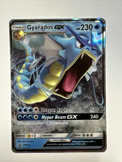 Pokemon TCG - Gyarados GX SM212 - Sun & Moon Promos - Black Star Promo Holo M - Image 1
