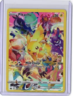 Pokemon TCG Pikachu 160/159 SWSH: Crown Zenith Secret Rare Holo - Image 1
