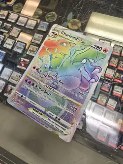 Pokemon TCG Charizard VSTAR 174/172 Rainbow Rare Brilliant Stars NM - Image 2