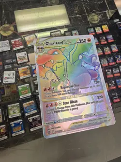 Pokemon TCG Charizard VSTAR 174/172 Rainbow Rare Brilliant Stars NM - Image 3