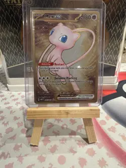Pokemon 151 UPC Promo Mew EX Metal Set 205/165 - Image 1