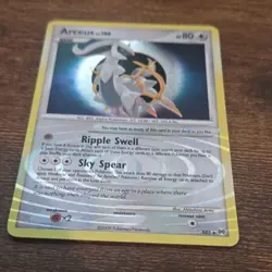The Pokemon Company Arceus AR5 Arceus Holo Rare Eng 80HP 2009 Basic - Image 3