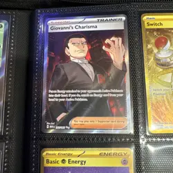 Giovanni's Charisma - Ultra Rare SV: Scarlet & Violet 151 197/165 NM Pokemon TCG - Image 1