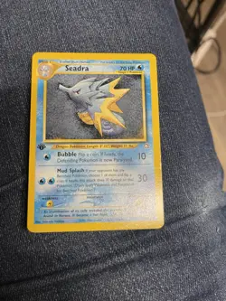 Pokemon TCG Seadra Neo Genesis 48/111 1st Edition Regular Uncommon 70 HP Eng NM - Image 1
