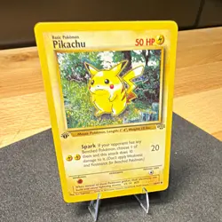 Wotc Pikachu Jungle 1st Edition 60/64 1999 English Regular Common Basic 50 HP - Image 1