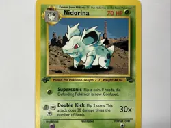 Nidorina 40/64 Uncommon Jungle Pokemon 1st Edition HP - Image 4
