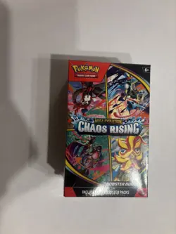 Pokemon Pokmon TCG Mega Evolution Chaos Rising Booster Bundle, 6 Booster Packs - Image 1
