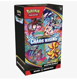 Pokemon TCG: Mega Evolution—Chaos Rising Booster Bundle (6 Booster Packs) - Image 1