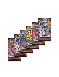 Pokemon TCG: Mega Evolution—Chaos Rising Booster Bundle (6 Booster Packs) - Image 2